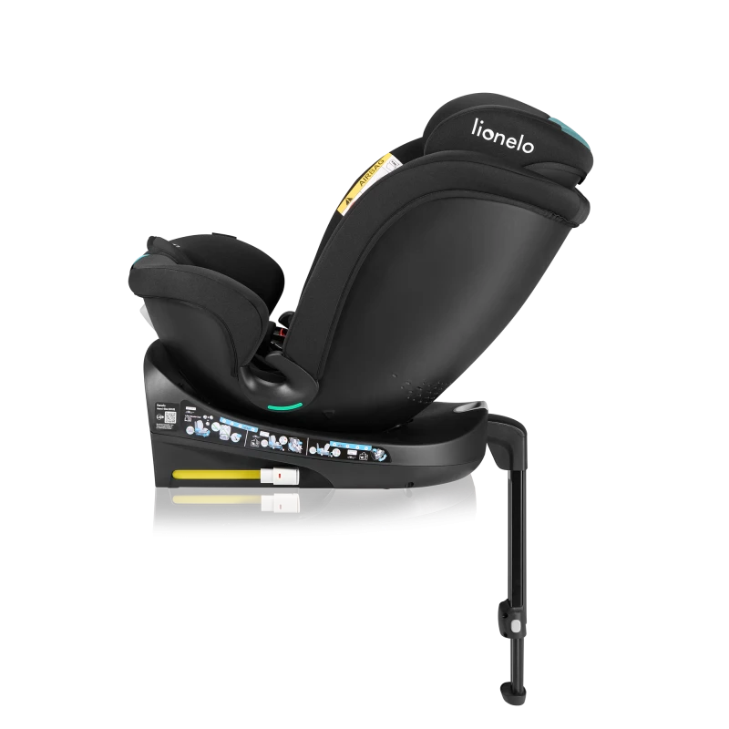 Autosedačka Lionelo Navy i-Size Black Turquoise