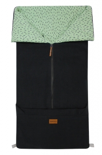 Fusak do kočárku Emitex Fanda 2v1 fleece + bavlna
