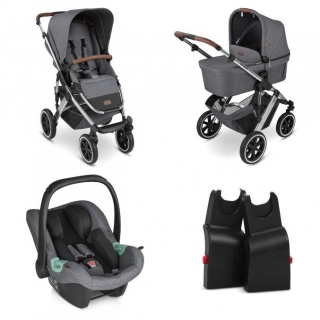 Kombinovaný kočárek ABC Design Salsa 4 Air Asphalt + autosedačka zdarma