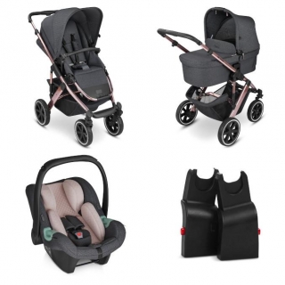 Kombinovaný kočárek ABC Design Salsa 4 Air Bubble + autosedačka zdarma