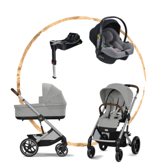 AKČNÍ SET Cybex Balios S Lux Stone Grey s autosedačkou Avionaut Cosmo Smart Grey