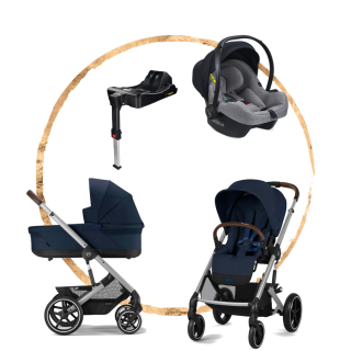 AKČNÍ SET Cybex Balios S Lux Ocean Blue s autosedačkou Avionaut Cosmo Smart Grey