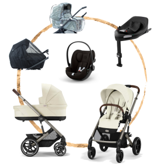 AKČNÍ SET Cybex Balios S Lux Seashell Beige s autosedačkou Cloud G i-Size