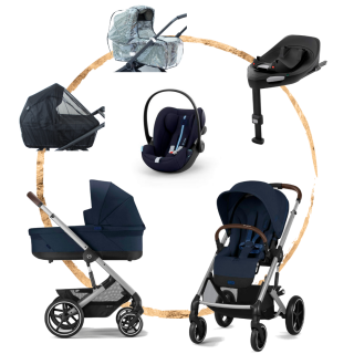 AKČNÍ SET Cybex Balios S Lux Ocean Blue s autosedačkou Cloud G i-Size Plus
