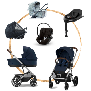 AKČNÍ SET Cybex Balios S Lux Ocean Blue s autosedačkou Cloud G i-Size