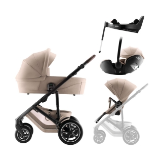 Set kočárek Smile 5Z + hluboká korba + autosedačka Baby-Safe PRO + Vario Base 5Z Style