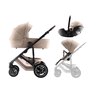 Set kočárek Smile 5Z + hluboká korba + autosedačka Baby-Safe PRO Style