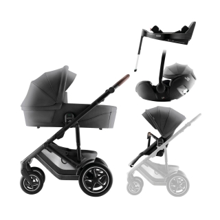 Set kočárek Smile 5Z + hluboká korba + autosedačka Baby-Safe PRO + Vario Base 5Z Style