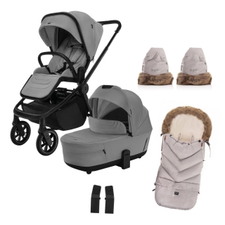 Kombinovaný kočárek Zopa Move Cross 5 Shade Grey + adaptéry + dárky