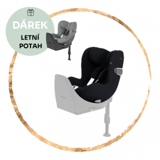 Autosedačka Cybex Sirona T i-Size Plus Sepia Black + letní potah ZDARMA