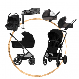 AKČNÍ SET Komplet Cybex Talos Lux Moon Black s autosedačkou Britax Baby-Safe Core Space Black