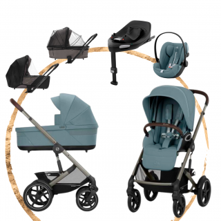 AKČNÍ SET Komplet Cybex Talos Lux Stormy Blue s autosedačkou Cloud G i-Size Plus