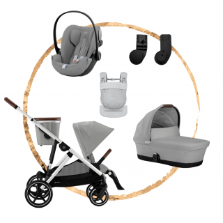 AKČNÍ SET S Cybex Gazelle S Stone Grey + nosítko Amya