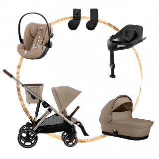 AKČNÍ SET M Cybex Gazelle S Almond Beige