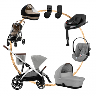 AKČNÍ SET XL Cybex Gazelle S Stone Grey