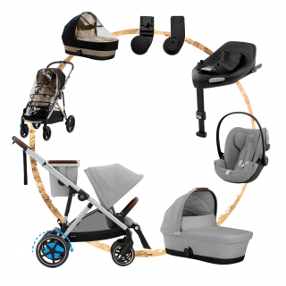 AKČNÍ SET XL Cybex eGazelle S Stone Grey