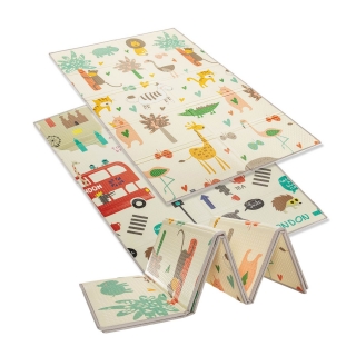 Zopa multifunkční pěnová skládací podložka oboustranná 180 x 200 cm Savana