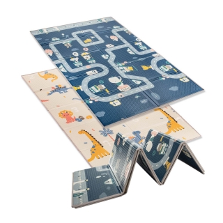 Zopa multifunkční pěnová skládací podložka oboustranná 180 x 200 cm Dino