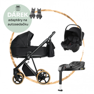 AKČNÍ SET Roan Ivi Vintage Caviar + autosedačka Britax Römer Baby-Safe Core