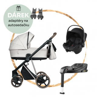 AKČNÍ SET Roan Ivi Vintage Butter Cream + autosedačka Britax Römer Baby-Safe Core