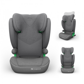 Autosedačka Kinderkraft Junior Fix 2 Plus Grey
