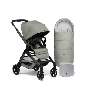 Sportovní kočárek Joolz Hub2 Sage Green + fusak a pláštěnka jako dárek