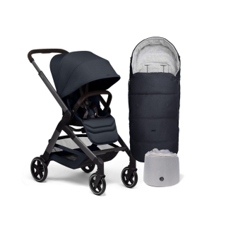 Sportovní kočárek Joolz Hub2 Navy Blue + fusak a pláštěnka jako dárek