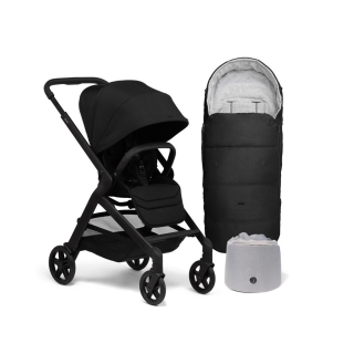 Sportovní kočárek Joolz Hub2 Space Black + fusak a pláštěnka jako dárek