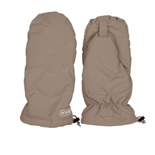 Péřové rukavice na kočárek Voksi Walnut Light Grey