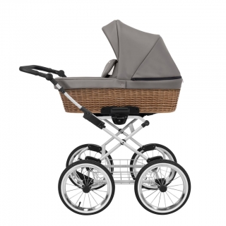 Hluboký kočárek Kunert Romantic Classic Grey 10