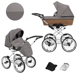 Kombinovaný kočárek Kunert Romantic Classic Grey 10