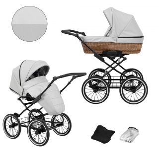 Kombinovaný kočárek Kunert Romantic Classic Black 09
