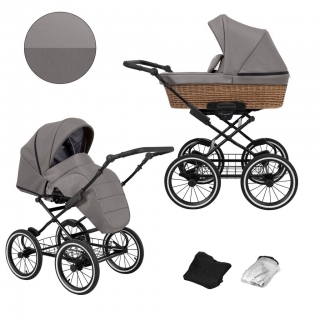 Kombinovaný kočárek Kunert Romantic Classic Black 10