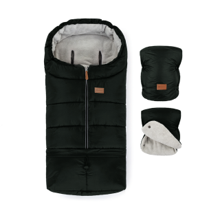 Petite&Mars Set zimní fusak Jibot + rukavice na kočárek Jasie