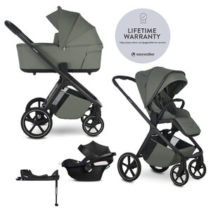 Kombinovaný kočárek Easywalker Zoey Go + Cybex Aton B2 + Base One