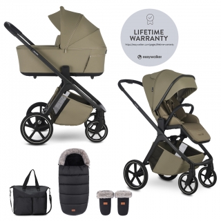 Kombinovaný kočárek Easywalker Zoey Go Set s příslušenstvím XXL 