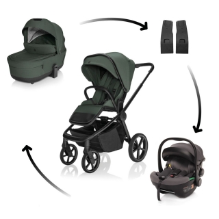 Kombinovaný kočárek Zopa Move Cross 5X Oak Green + autosedačka XM Plus i-Size