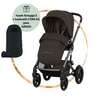 Sportovní kočárek Cybex Talos S Lux Chocolate Brown + fusak Snogga 2 jako dárek