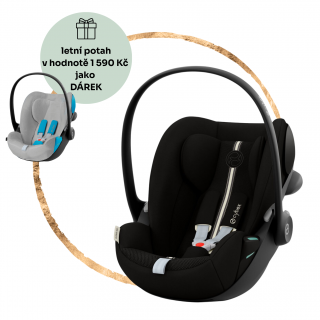 Autosedačka Cybex Cloud G3 i-Size Moon Black (Plus) + letní potah jako dárek
