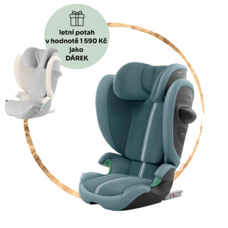 Autosedačka Cybex Solution G2 i-Size Stormy Blue (Plus) + letní potah jako dárek