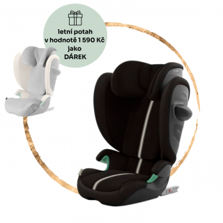 Autosedačka Cybex Solution G2 i-Size Moon Black (Plus) + letní potah jako dárek