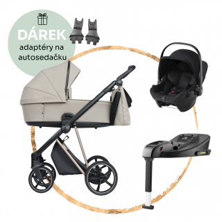 AKČNÍ SET Roan Ivi Sesame Champagne + autosedačka Britax Römer Baby-Safe Core