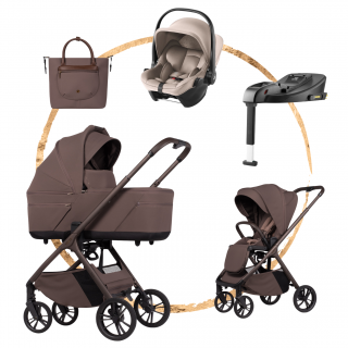 AKČNÍ SET kočárek Venicci Tila Noce s autosedačkou Baby Safe Core Chai a bází