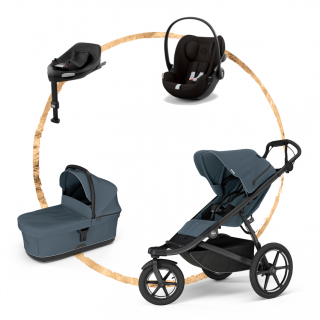 AKČNÍ SET Thule Urban Glide 3 Dark Slate + autosedačka Cybex Cloud G3