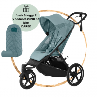 Sportovní kočárek Cybex Avi Spin Stormy Blue + fusak Snogga 2 jako dárek