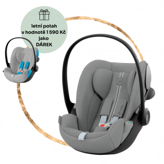 Autosedačka Cybex Cloud G3 i-Size Stone Grey (Plus) + letní potah jako dárek